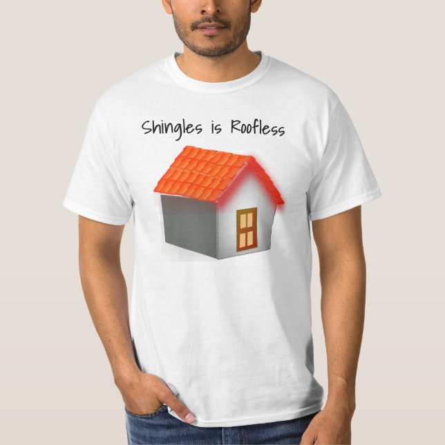 Gürtelrose Behalte Ihr Shirt auf der Rückseite auf (Vorderseite)