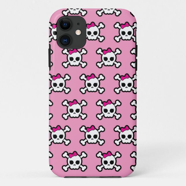 Gürtelschädel und Kreuzknochen Case-Mate iPhone Hülle (Rückseite)