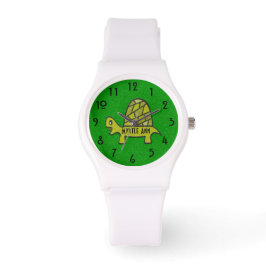 Gürtelschildkröte (Personalisiert) Armbanduhr