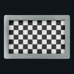 Gürtelschnalle<br><div class="desc">Dieser Gürtelschnalle ähnelt einer karierten Rennflagge. Das Design stammt aus der Originalkunst.</div>
