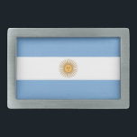 Gürtelschnalle mit Flagge Argentiniens<br><div class="desc">Fügen Sie Ihrem Kleiderschrank eine Touch Argentiniens Stolz mit unserem exklusiven Gürtelschnalle mit argentinischer Flagge hinzu! Dieser Gürtelschnalle, der mit viel Liebe zum Detail gestaltet wurde, ist mehr als nur ein funktionales Accessoire; er ist eine Feier des argentinischen Erbes und des kulturellen Stolzes. Das elegante Design zeigt deutlich die ikonische...</div>