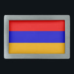 Gürtelschnalle mit Flagge Armeniens<br><div class="desc">Elegante Gürtelschnalle mit Flagge Armeniens. Dieses Produkt ist anpassbar.</div>