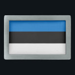 Gürtelschnalle mit Flagge Estlands<br><div class="desc">Mit diesem feinen und stilvollen Gürtelschnalle mit der Flagge Estlands lassen Sie sich mit jedem Outfit von Ihrem estnischen Stolz abheben! Diese auffällige Gurtschnalle, die Mode mit nationaler Identität verbindet, zeigt stolz die ikonisch blauen, schwarzen und weißen Streifen der estnischen Flagge. Es ist mehr als nur ein funktionales Accessoire -...</div>