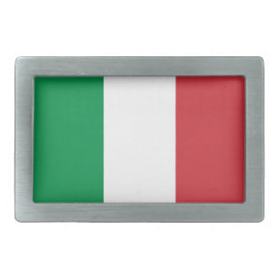 Gürtelschnalle mit Flagge Italiens