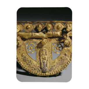 Gürtelschnalle mit granulierter Dekoration, Orient Magnet