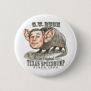 Gürteltier-Bush-Knopf Button