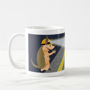 Gürteltier-Geschwindigkeits-Stoß-Tasse Kaffeetasse