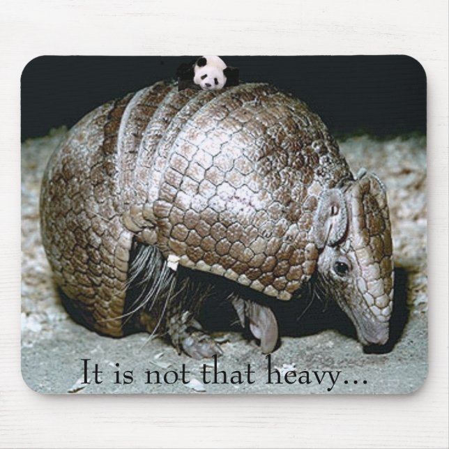 Gürteltier Mousepad (Vorne)