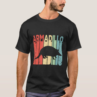 Gürteltier Retro Vintage Kapuzenpullover T-Shirt