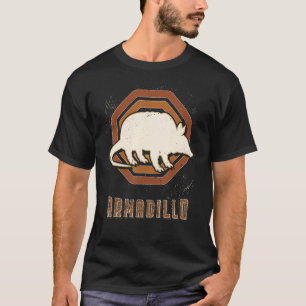 Gürteltier Vintage Retro Klassische Tierliebe T-Shirt