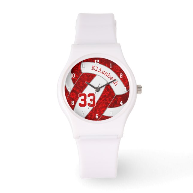 Gürtelvolleyball Armbanduhr (Vorderseite)