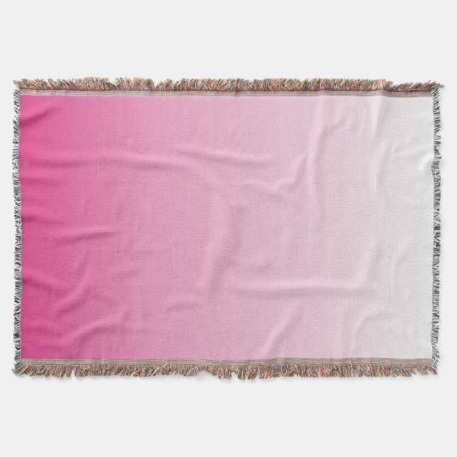gürtnisch-minimalistisch staubige Rose Kirschblüte Decke (Vorderseite)