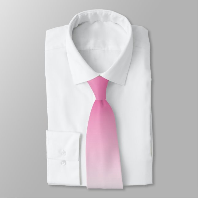 gürtnisch-minimalistisch staubige Rose Kirschblüte Krawatte (Gebunden)