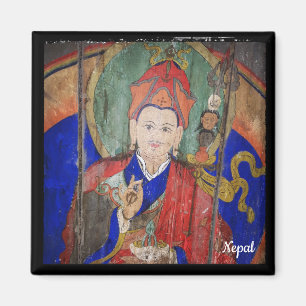 Guru Rinpoche, Nepal - Pangboche Gompa Magnet