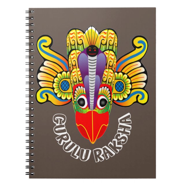 Gurulu Raksha Sri Lanka-Demodesign Notizblock (Vorderseite)