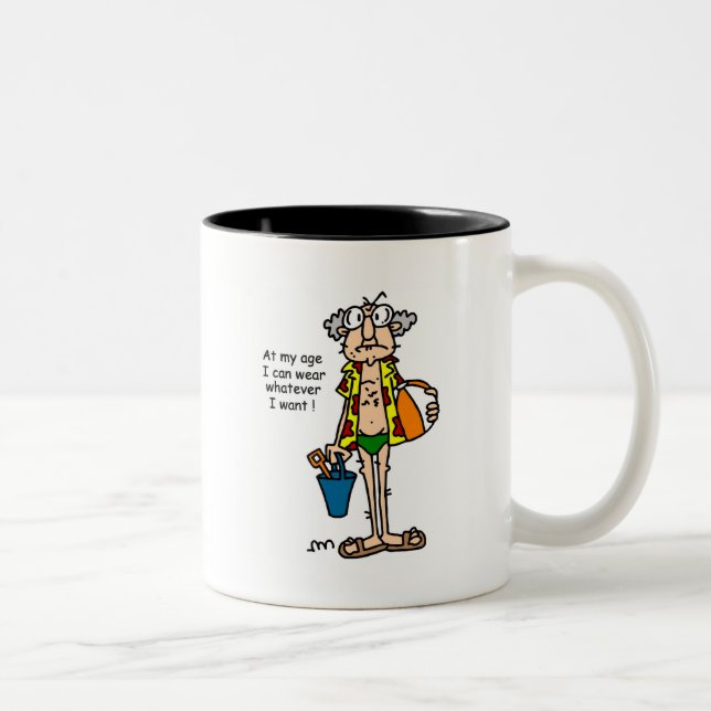 Gus-Alter Sache-T-Shirts und Geschenke Zweifarbige Tasse (Rechts)