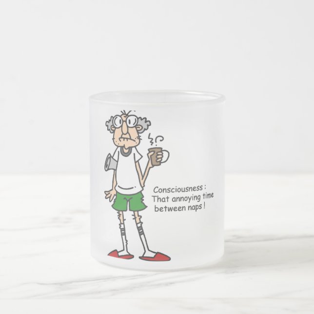 Gus auf Naptime T - Shirts und Geschenken Mattglastasse (Mittel)