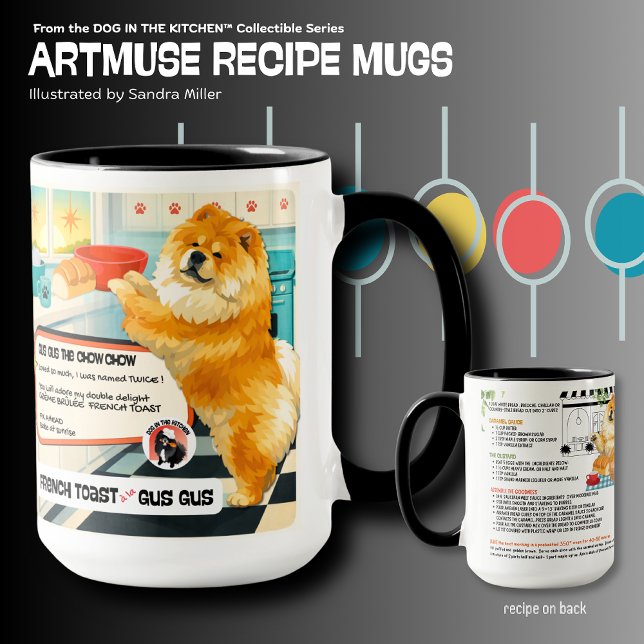 GUS GUSI Chow Art Muse Recipe  Tasse (Von Creator hochgeladen)