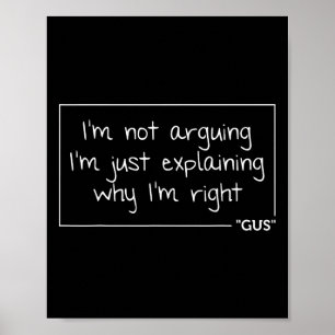 Gus Quote Funny Birthday Personalisiert Name Gift Poster