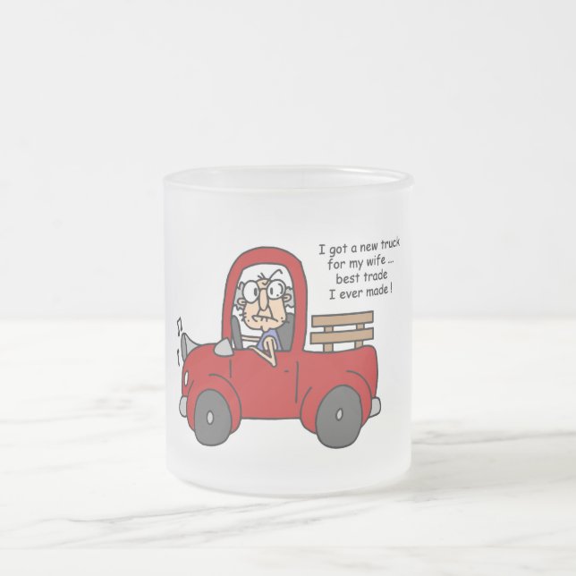 Gus über neue Lkw-Shirts und Geschenke Mattglastasse (Mittel)