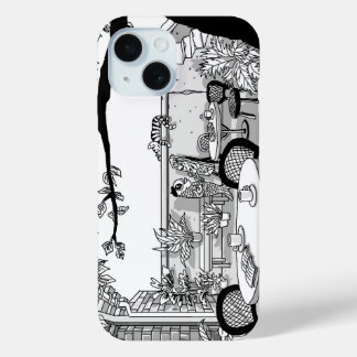 Gusandong Library Village Mural iPhone Fall Case-Mate iPhone Hülle