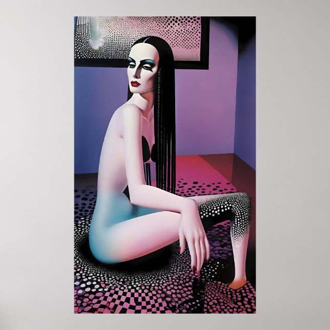 Gussiup and Ready - Ken Gage Surreal Art Poster (Vorne)