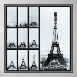 Gustav Eiffelturm im Bau Poster