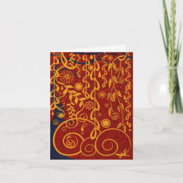 Gustav Garden Abstrakt Art Note Card Karte