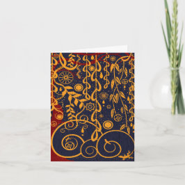 Gustav Garden Abstrakt Art Note Card Karte