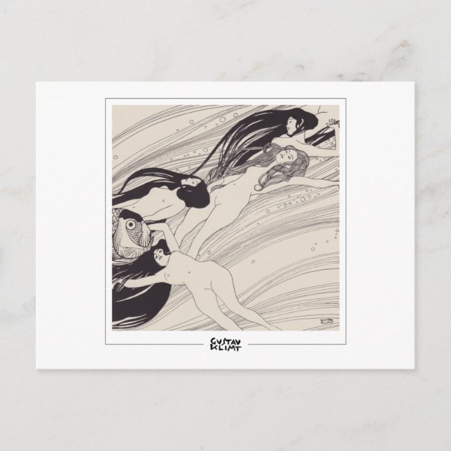 Gustav Klimt #341 - Carte postale Art (Devant)