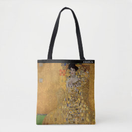 Gustav Klimt – Adele Bloch-Bauer – Custom Text  Tasche