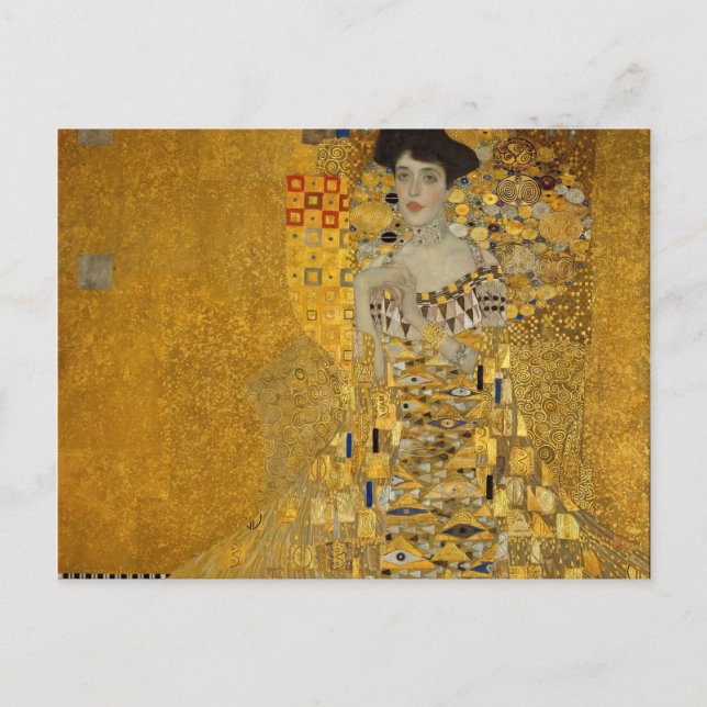 Gustav Klimt - Adele Bloch-Bauer I Postkarte (Vorderseite)