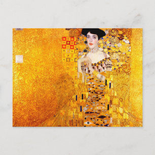 Gustav Klimt Adele Bloch-Bauer Vintage Art Nouveau Postkarte