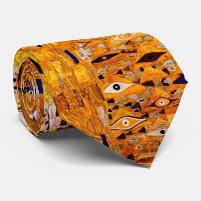 Gustav Klimt Adele Bloch-Bauer Vintager Jugendstil Krawatte (Gerollt)