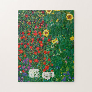 Gustav Klimt - Agrargarten mit Blume