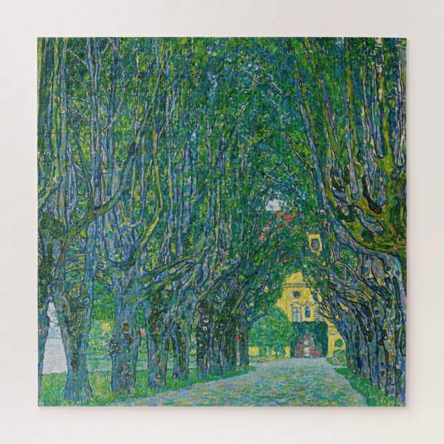 Gustav Klimt - Allee im Park Schloss Kammer (Vertikal)