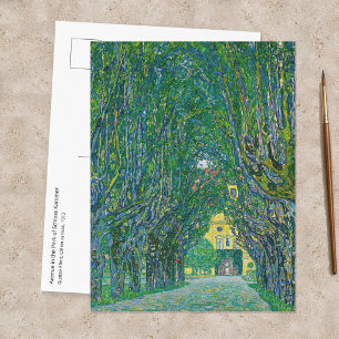 Gustav Klimt - Allee im Park Schloss Kammer Postkarte