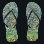 Gustav Klimt - Apfelbaum Flip Flops<br><div class="desc">Apfelbaum I - Gustav Klimt,  Öl auf Leinwand,  1907</div>