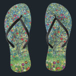 Gustav Klimt - Apfelbaum Flip Flops<br><div class="desc">Apfelbaum I - Gustav Klimt,  Öl auf Leinwand,  1907</div>