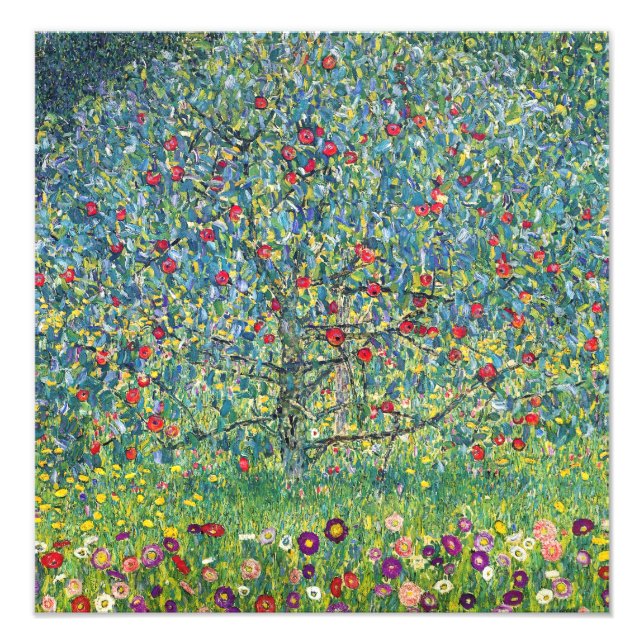 Gustav Klimt - Apfelbaum Fotodruck (Vorne)
