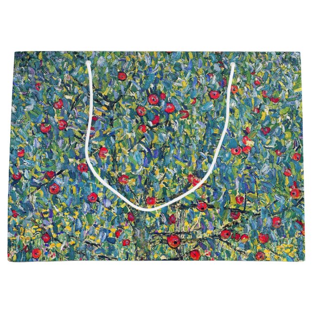 Gustav Klimt - Apfelbaum Große Geschenktüte (Vorderseite)
