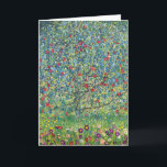 Gustav Klimt - Apfelbaum Karte<br><div class="desc">Apfelbaum I - Gustav Klimt,  Öl auf Leinwand,  1907</div>