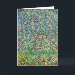 Gustav Klimt - Apfelbaum Karte<br><div class="desc">Apfelbaum I - Gustav Klimt,  Öl auf Leinwand,  1907</div>