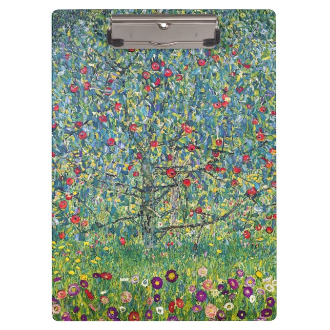 Gustav Klimt - Apfelbaum Klemmbrett (Vorderseite)