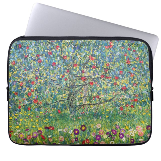 Gustav Klimt - Apfelbaum Laptopschutzhülle (Vorderseite)