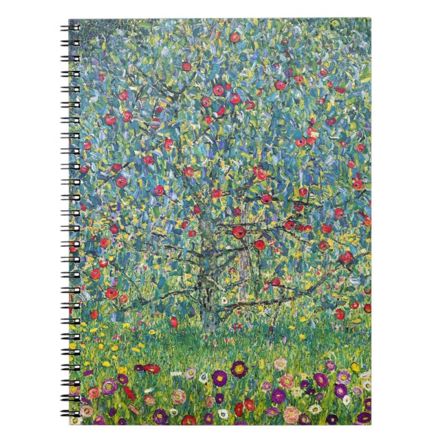 Gustav Klimt - Apfelbaum Notizblock (Vorderseite)