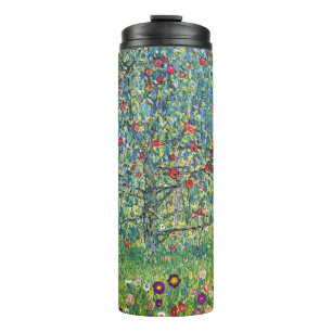 Gustav Klimt - Apfelbaum Thermosbecher