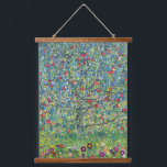 Gustav Klimt - Apfelbaum Wandteppich Mit Holzrahmen<br><div class="desc">Apfelbaum I - Gustav Klimt,  Öl auf Leinwand,  1907</div>
