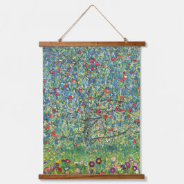 Gustav Klimt - Apfelbaum Wandteppich Mit Holzrahmen