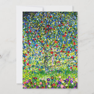 Gustav Klimt Apple Tree Einladung